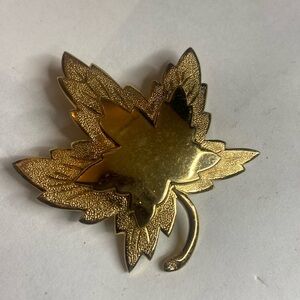 Monet vintage maple leaf brooch